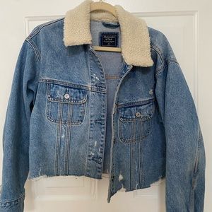 Abercrombie Cropped Jean Jacket